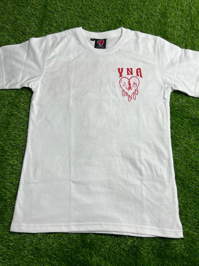White/Red YNA T-shirt