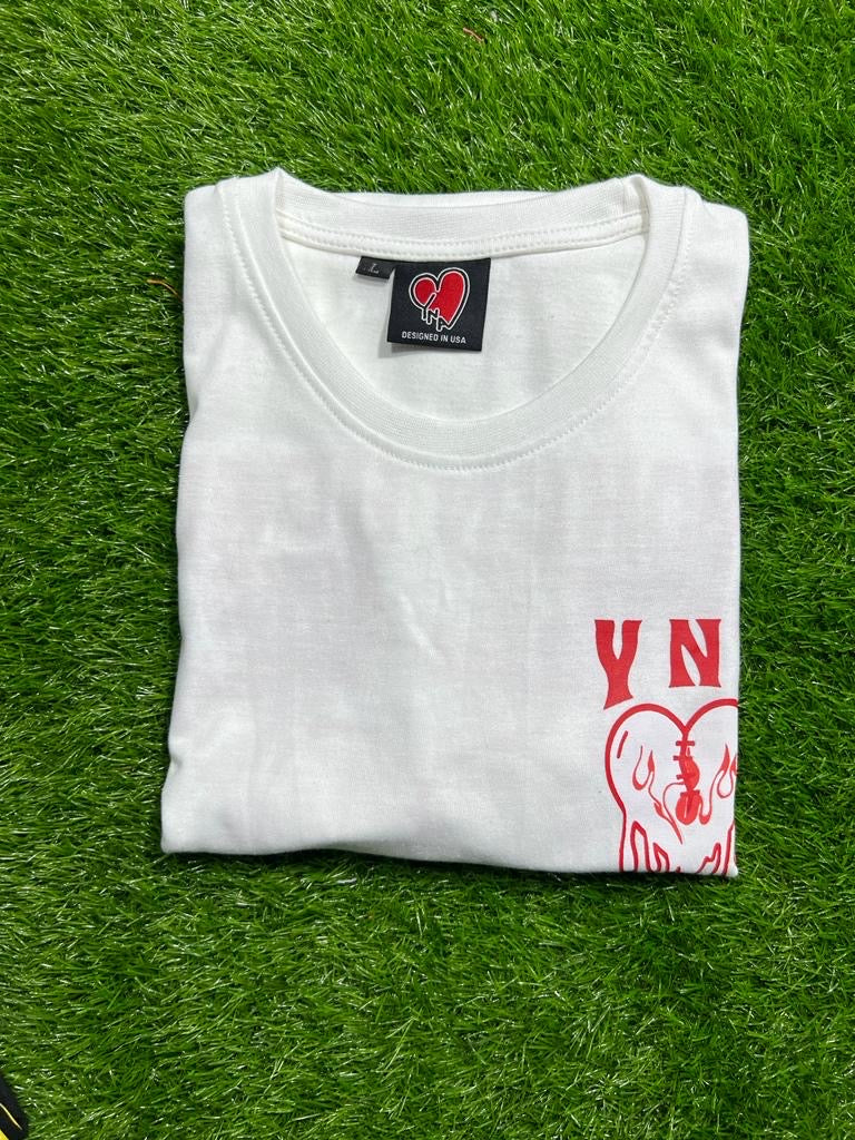 White/Red YNA T-shirt